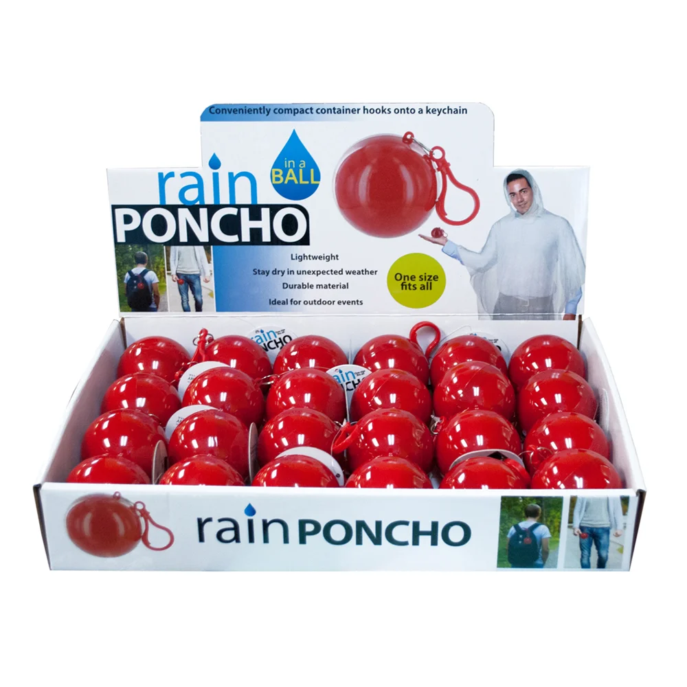 hot sale portable pocket pe key chain light disposable mini ball waterproof raincoat and mens disposable rain coat in ball
