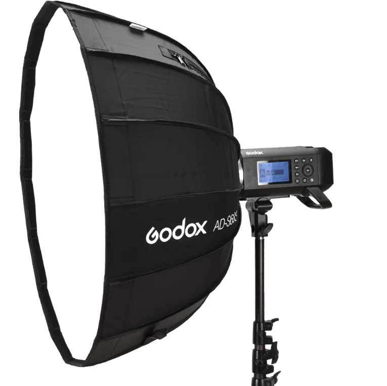 
Godox AD-S65 65 см белый или серебристый глубокий параболический софтбокс с сотовой сеткой Godox Mount soфтbox для AD400PRO 