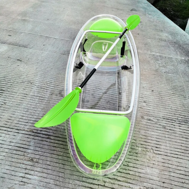 High Quality Small PC Transparent Plastic Boat Canoe Kayak Wedding Photography Crystal