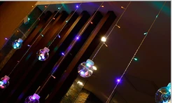 Creative wishing light LED ball bulb light string icicle curtain dragon ball ball lantern