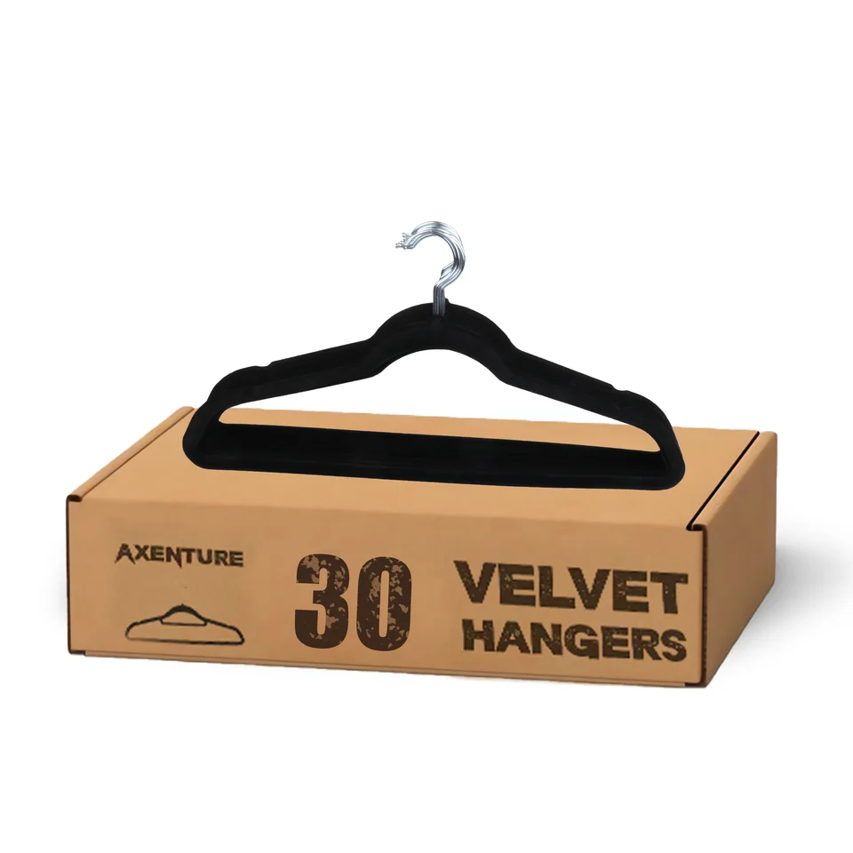 Factory Direct Sale High quality velvet multi-function groove design non slip non marking plastic Clothes hanger