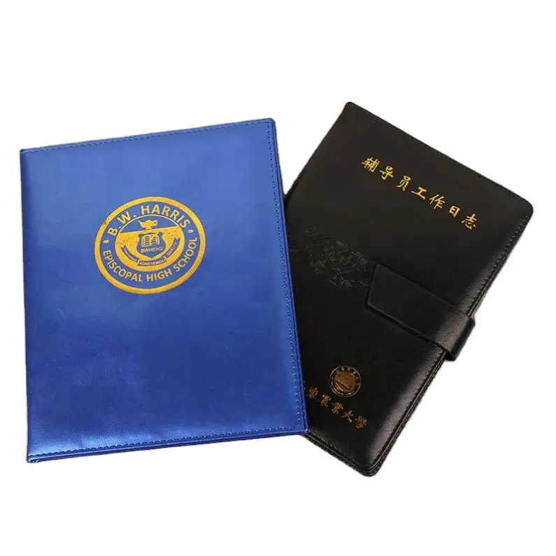 a4 a5 pu cover corporate office business planner book notebook printing executive journal personal custom leather 2023 diary