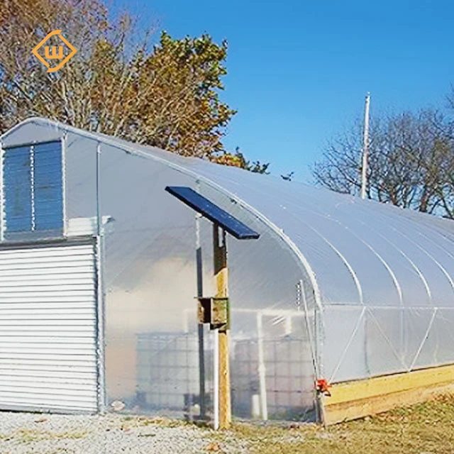 Fully automatic shading single-span greenhouse