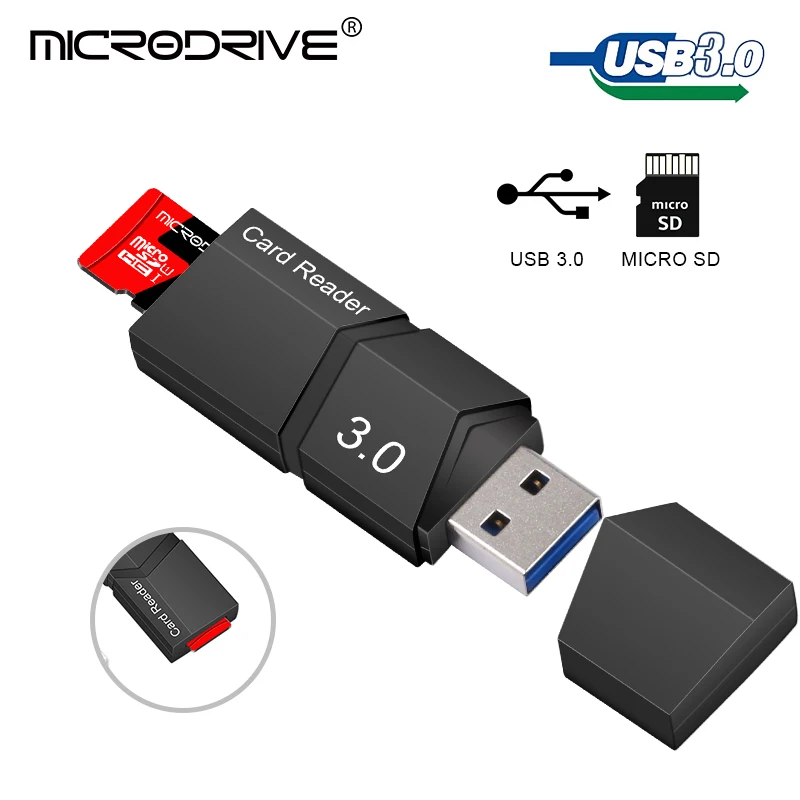  Индивидуальная печать логотипа OEM usb 3 0 кардридер карта памяти адаптер высокоскоростной micro sd