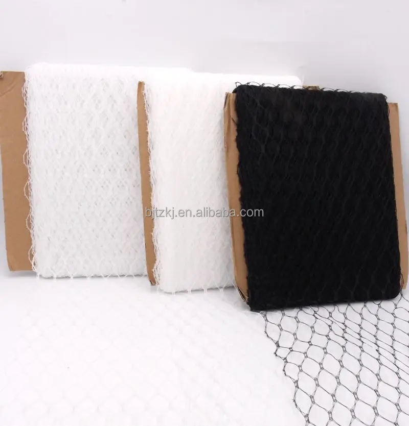 Wedding Bridal Flower Headband Birdcage Veils