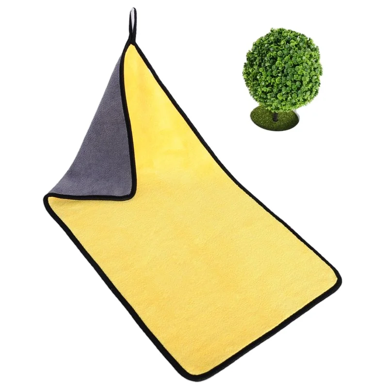 Wholesale Super Absorbent 30X40 Thick Plush Towel 100% Microfiber Cleaning Towel Car