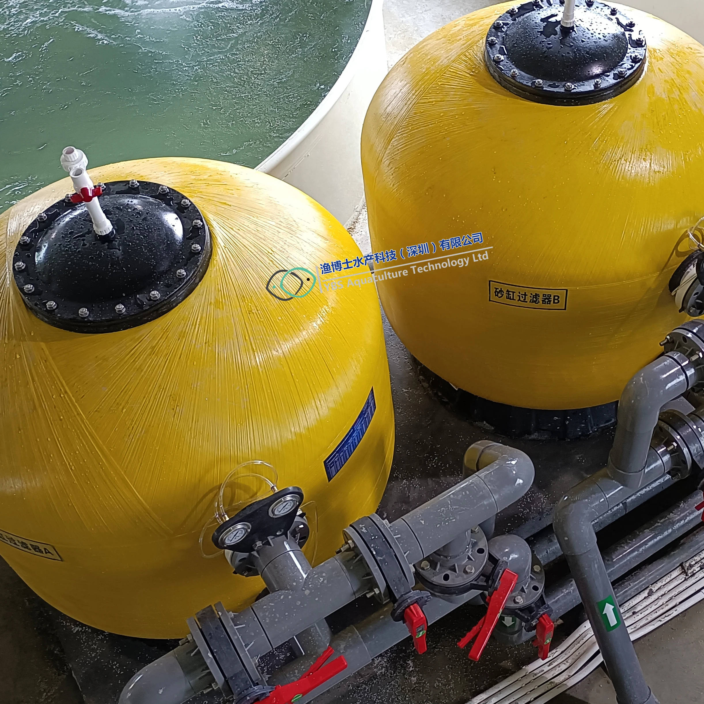 sand filter for crab farming lobster farming  water  recycling