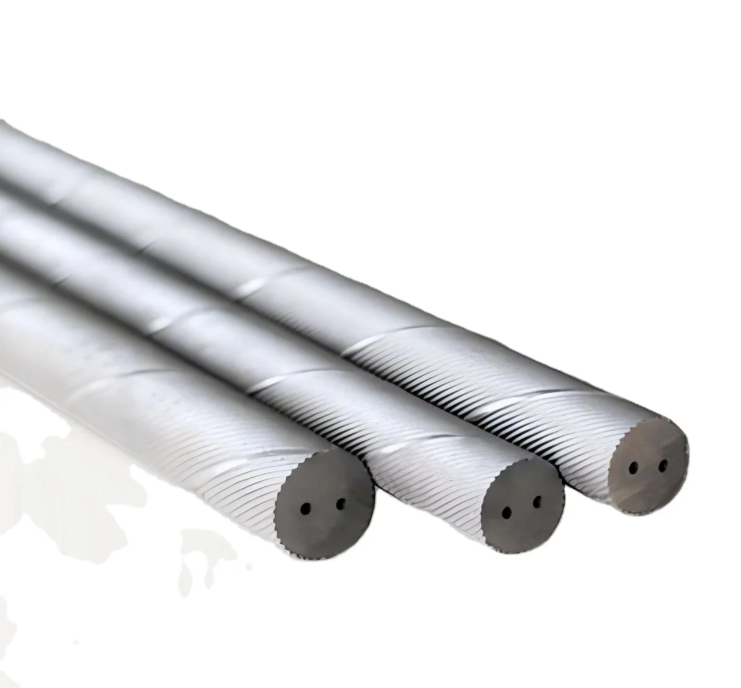 K10 Tungsten carbide rod bar metric rod with two helical coolant holes cnc for end mill cutter end engraving tool PCD plastic