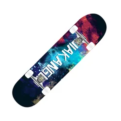 Beginner Twin Tips Professional Skateboard Adult Boys and Girls Teenagers Children Scooter