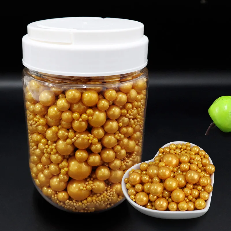 Превосходное качество, новинки, рождественские украшения, товары для вечеринок, аксессуары для торта, смешанный золотой жемчужный сахар