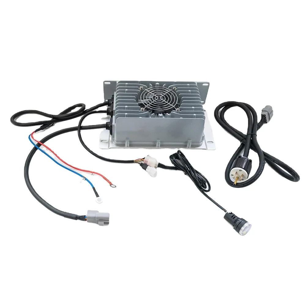 On board battery charger for lead acid lithium lifepo4 battery charger LiFePO4 in 20 Series NMC in 17 series