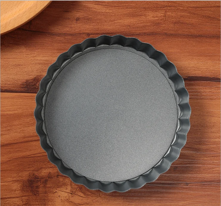 Baking Mini Tart Pan Metal Remove Bottom Pan  Daily kitchen baking tool non stick coating carbon steel tart pan