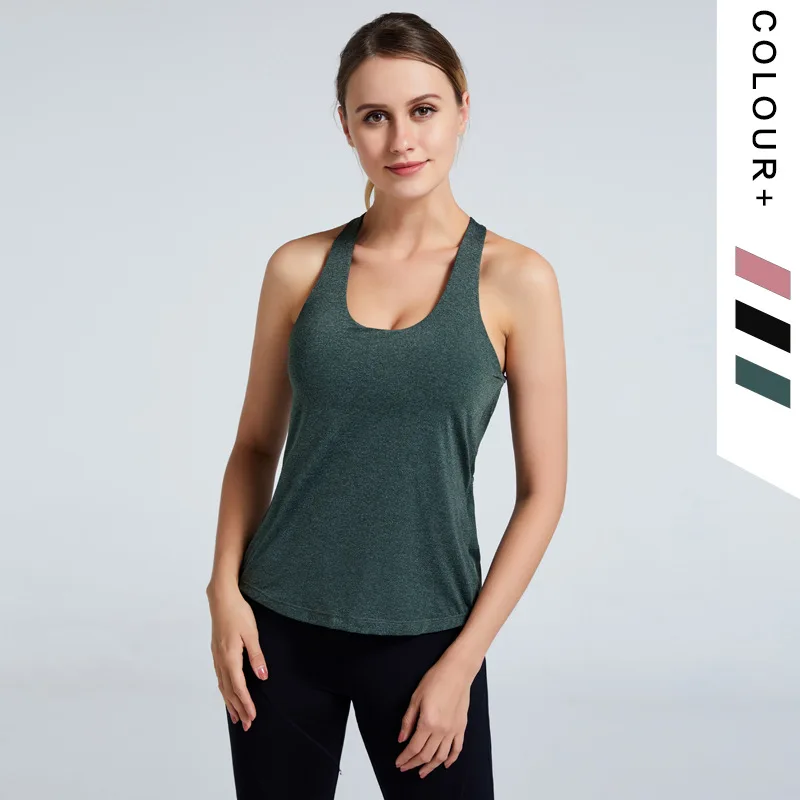 Spot wholesale 50pcs OEM Solid Yoga Padded Tops Soft Activewear Wholesale Fashion Sports Wear Yoga Breathable for Women