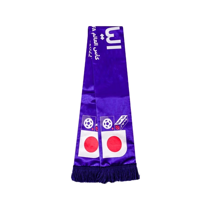 Good Quality Custom Printed Winter Jacquard Scarves Football Soccer Club Cup Sport Fan Scarf