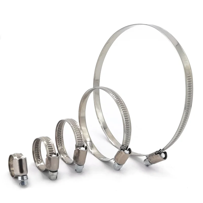 Factory Direct Sale Stainless Steel German Type Hose Clamp Good Quality Gear Clamps