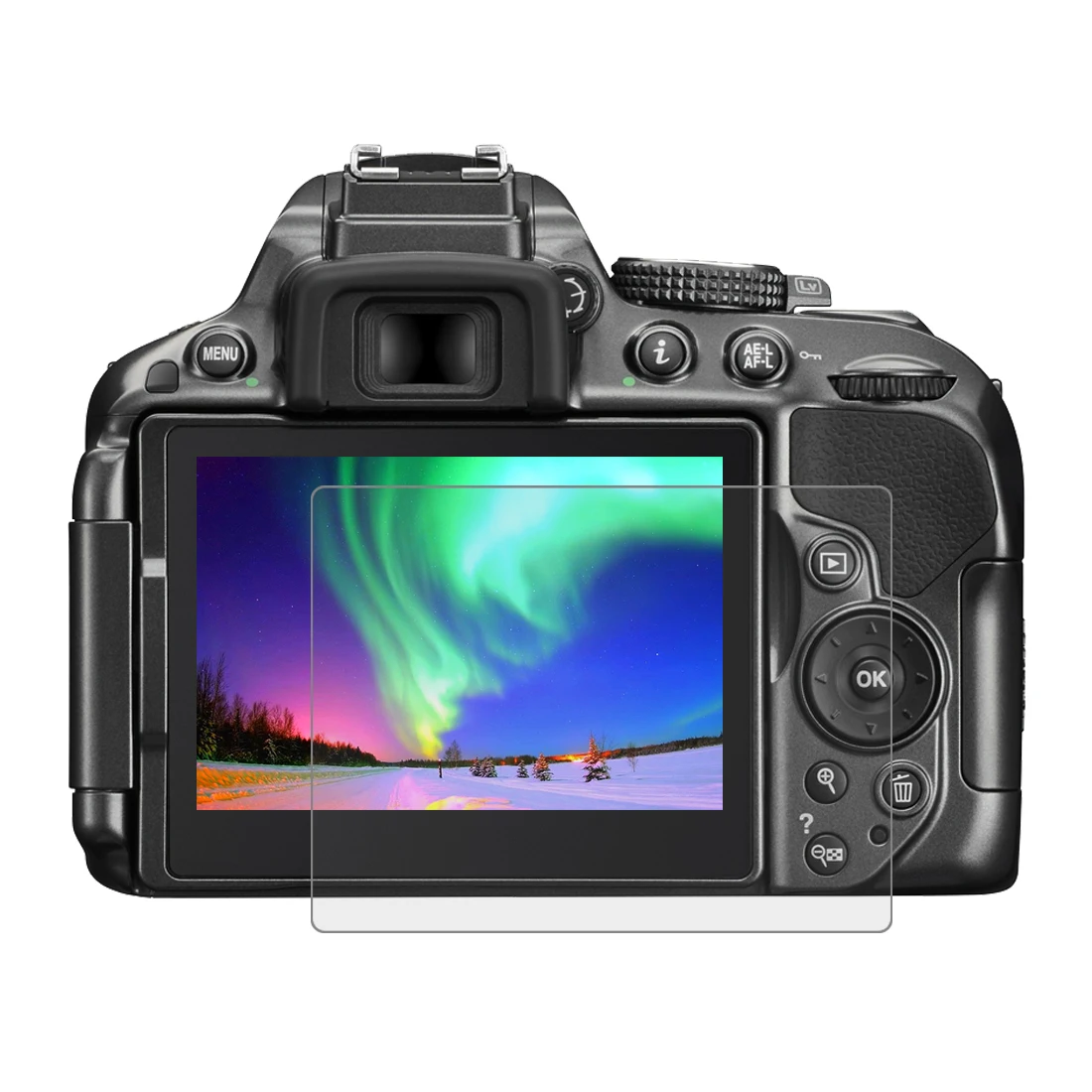 Закаленное защитное стекло PU5508 для камеры Sony Nikon D5300 D5500 D5600 SLR