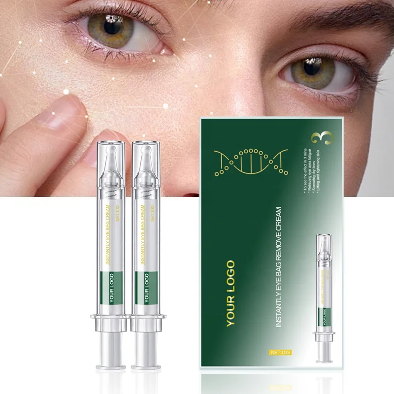 Private Label Anti Wrinkle Eye Bag Remove Cream Gel For Skin Around Eye Dark Circle Removal Anti Aging Instant Eye Cream