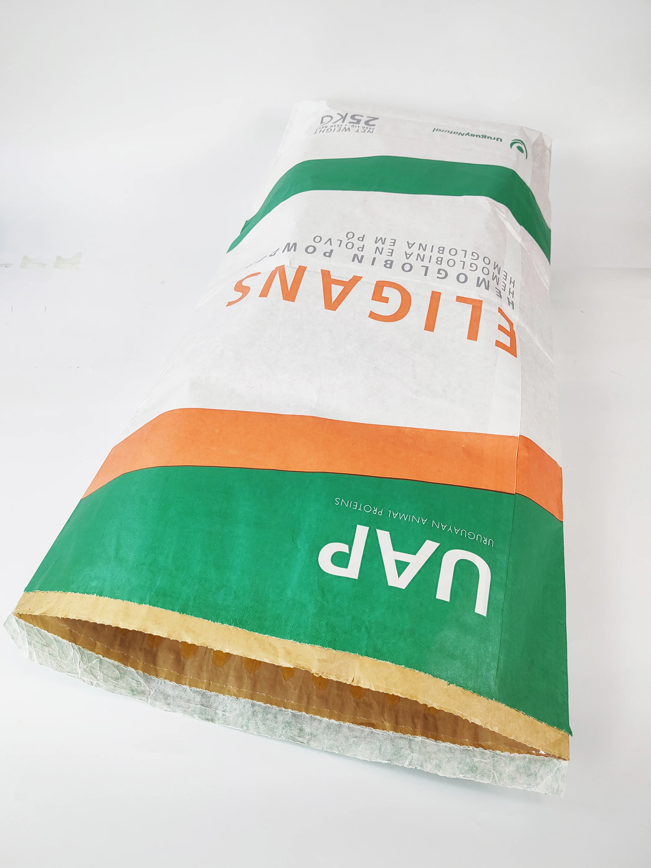 Heat seal 3 player Square Bottom Big Gusseted wheat flour Milk Powder Paper Bag