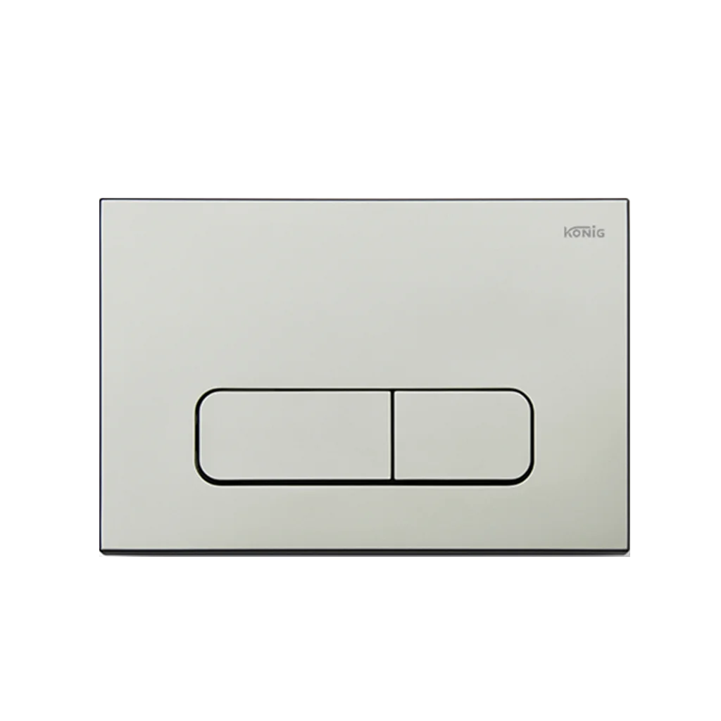 Modern Decorative Chrome Dual Flush button ABS Control Panel Flush Plate for luxury Concealed Cistern