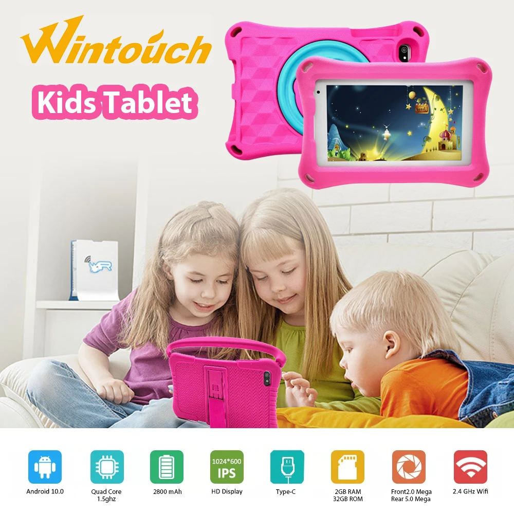 Best Selling Fire Children 7 Inch Android Tablet Kids Tablet Quad Core Cheap Tablet Pc For Kids Education
