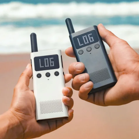 New For Xiaomi Mijia Smart Walkie Talkie 1S with FM Radio Speaker Smartphone APP Control Location Sharing Call Outdoor FM Radio