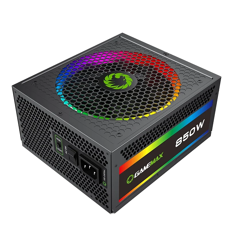 Для блока питания GAMEMAX 850 Вт подходит для игр с конкурентоспособной ценой и быстрой