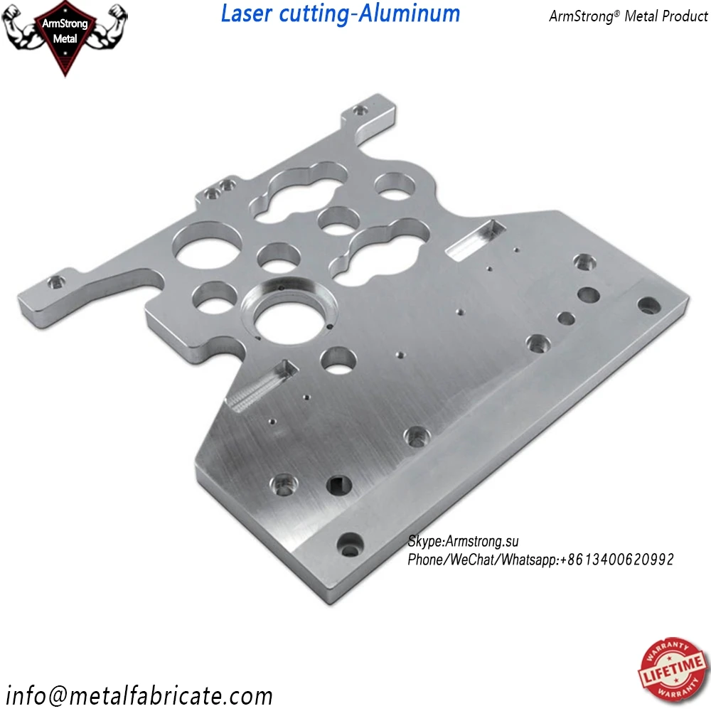 
ArmStrong Metal ARMS246LC per customer drawing mid medium thick plate 4mm 5mm 6mm Aluminum Al alloy air plasma ARC cutting servi 
