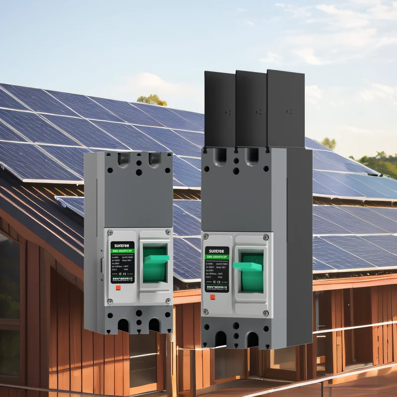 suntree IEC CE CCC dc 1500V adjustable DC molded plastic case circuit breaker 250 a mccb manufacture