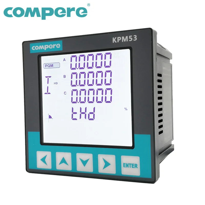  Класс 0.5S ЖК дистанционным снятием показаний с протоколом MODBUS RTU ptz-камеры RS485 Смарт ваттметр цифровой измеритель