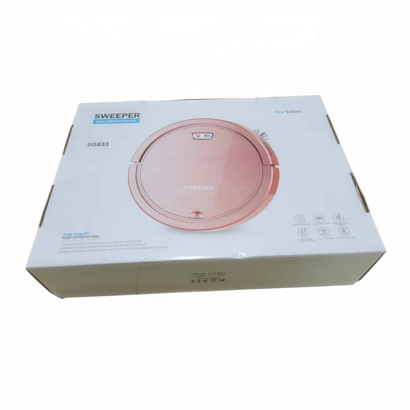 Popular intelligent home vacuum cleaner comes back in charge line floor sweeper robot with Mopping