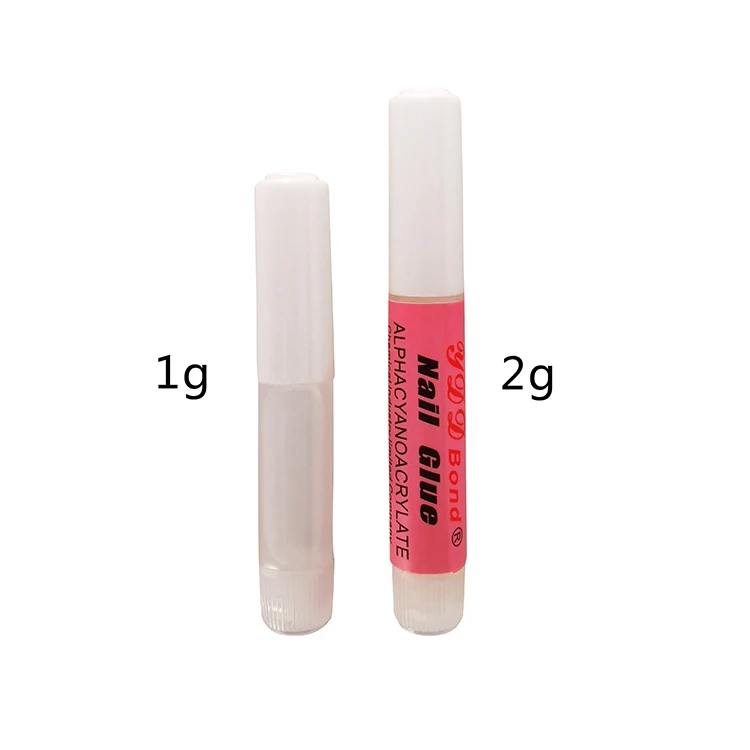 Custom Logo Artificial Press On Nail Tips Gel Glue Mini 7g Nail Glue For Nails