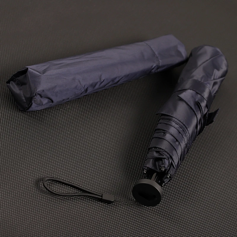 Good Quality Black Coating Sunscreen Super Lightweight Pocket Size Folding Umbrella