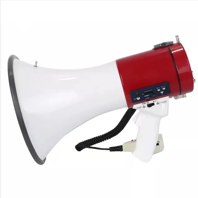 Factory outlet megaphone  ABS Support usb/bluetooth Portable 50W Speakers megaphone