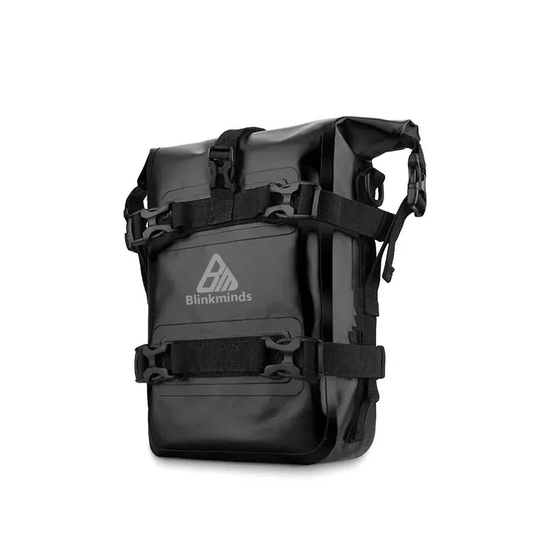 Сумка для переднего бампера мотоцикла, Боковая Сумка для мотоцикла, полностью водонепроницаемое седло для двигателя 6 л