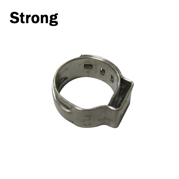 super quality competitive price stainless steel one ear hose clamps