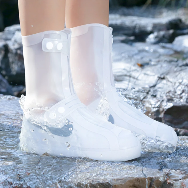 Non-slip Easy-handy Water Resistant Overshoes Outdoor Cycling Hiking Protectors Waterproof Silicone Shoe Cover for Rain