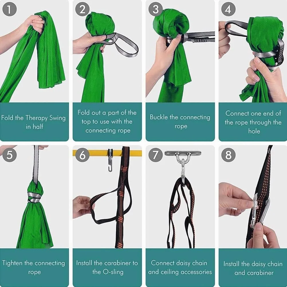 OEM Customized Best selling Top Rate Spandex Deep Pressure Indoor Therapy Sensory Swing For Kids