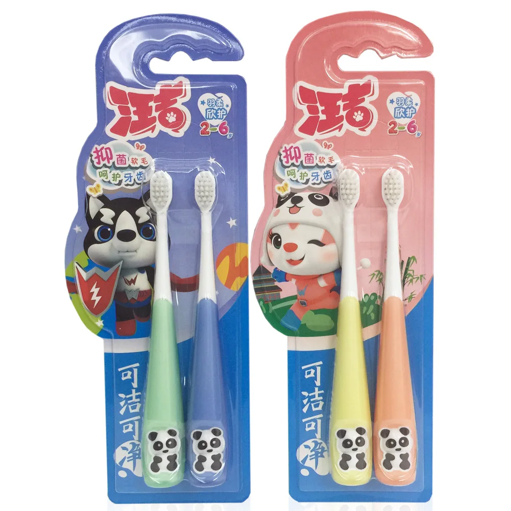 2021 new trend China Panda baby tooth brush for kids