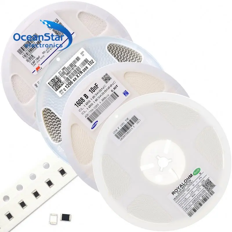 SMD конденсатор с алюминиевой крышкой, 0,1 мкФ 0,15 мкФ 0,22 мкФ 0,33 мкФ 0,47 мкФ 1,0 мкФ (1,5 мкФ) 2,2 мкФ 100V 250V SMD 0201 0402 0603 0805 конденсатор с алюминиевой крышкой, все типа