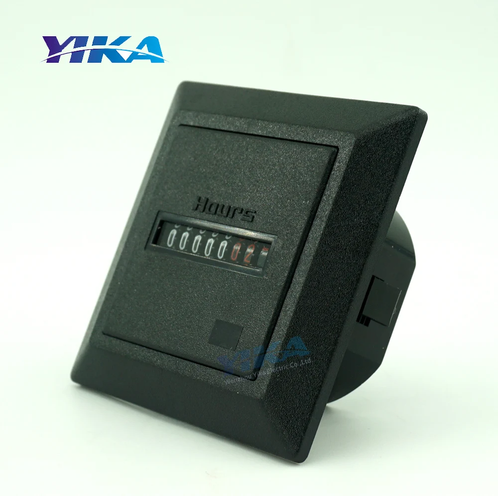 HM-1 счетчик моточасов 7 цифровой 220V - 240V 50Hz квадрат Non-сбрасываемый кварцевые герметичный