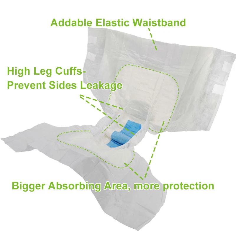 disposable incontinence waterproof adult briefs  for men