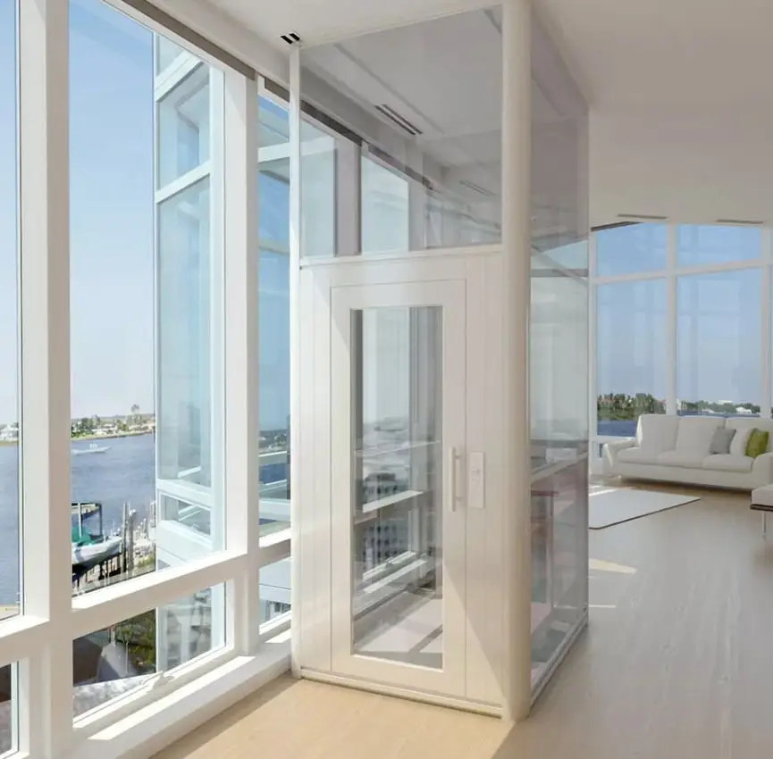 CE ISO approved 400KG Small Home Lift Residential Passenger Elevator without shaft