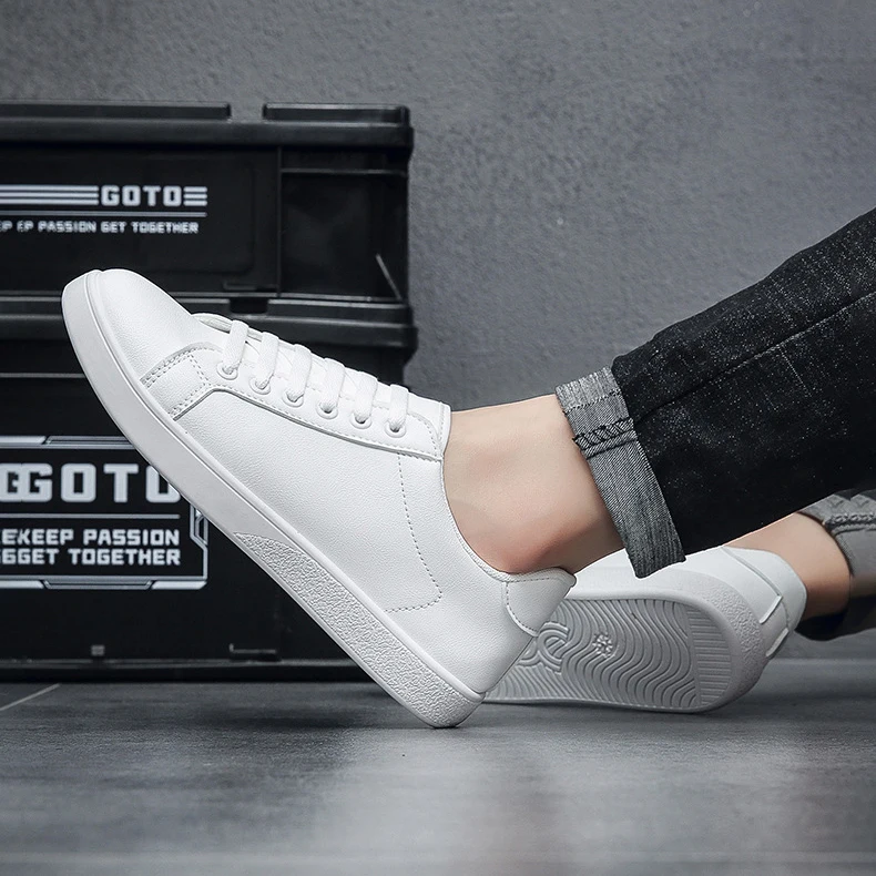 High Quality Customize Sneaker Trainers Sport Breathable High Top Custom Brand White Flat Sneakers Black Casual Shoes Men unisex