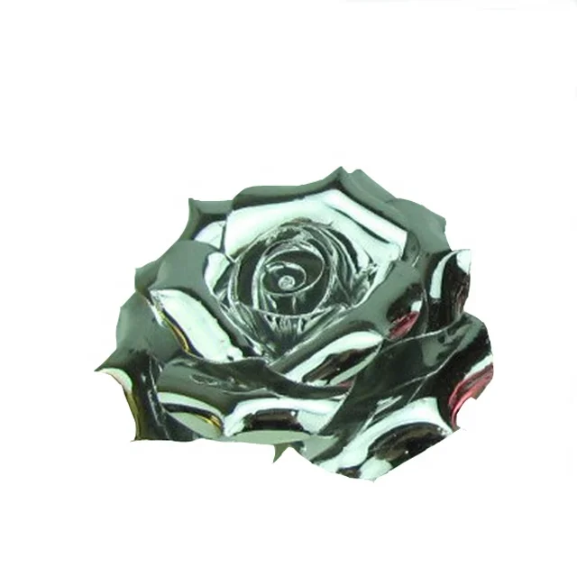 Purple Electroplating Ceramic Flowers And Handmade Custom Porcelain Flowers For Home Decoration