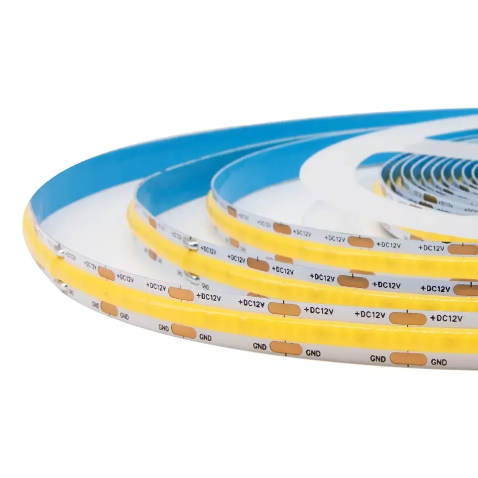 528LEDs/M Tape Light 16.4ft COB LED Strip 4000K CRI 90+ Cabinet High Density FOB COB Flexible LED Strip Lights