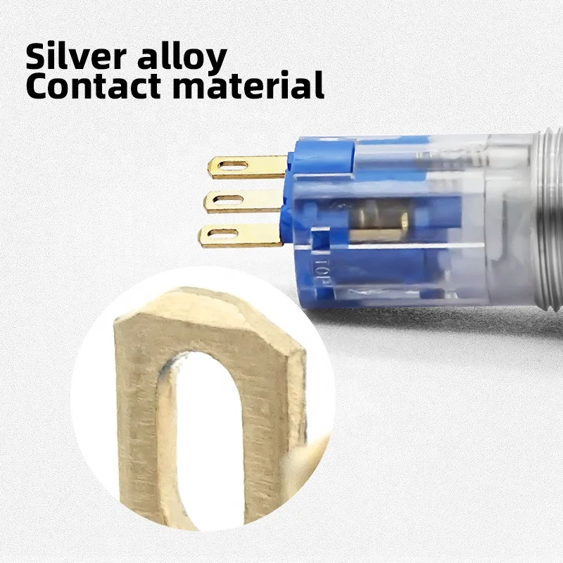 BENLEE 16mm 19mm Metal Rotary Key Switch 2 3 Position ROHS Electric Knob Selector Keylock Push Button Switch Latching