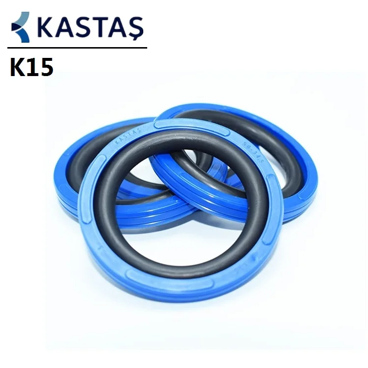 K15 KASTAS Seal Hydraulic Piston Seal NBR+PU Hydraulic Cylinder Piston Seal KASTAS K15