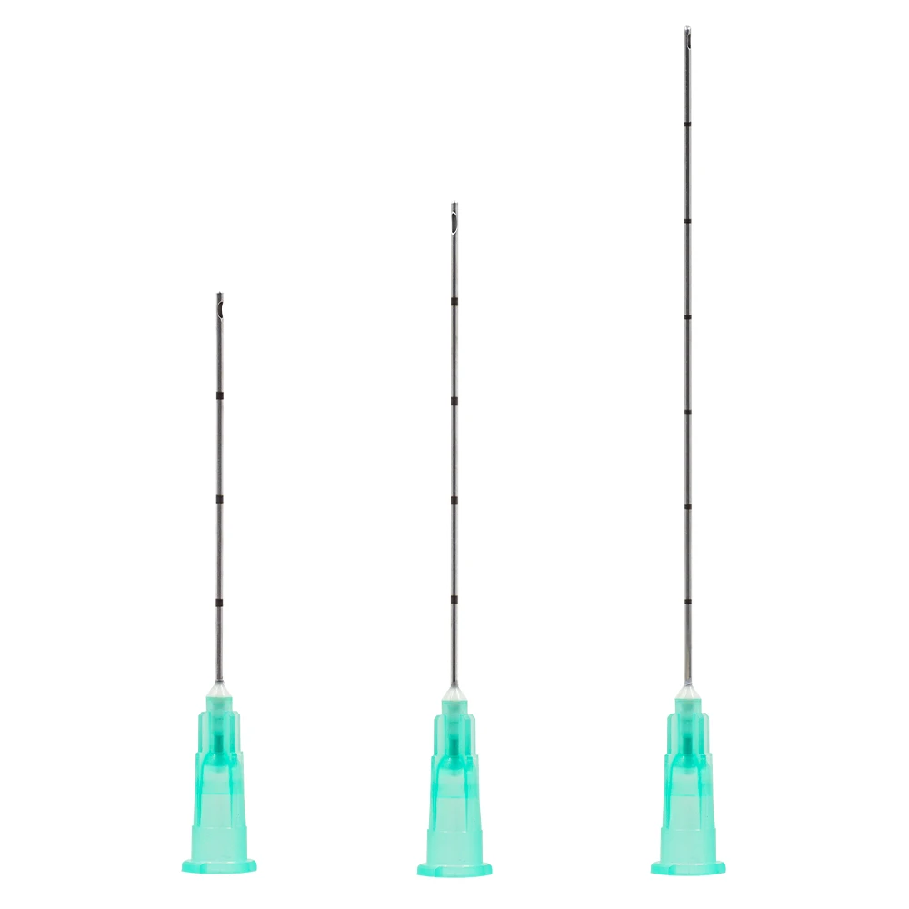 Low Price Hole On Tip Liposuction Cannula Beauty Meso Needle Disposable Cannula Fine Micro Cannula 25g x50mm