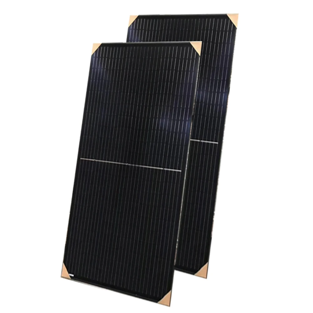 Best price Full Black 300W 340W 400W 500W Mono Monocrystalline Solar Panel and Poly Photovoltaic and Half Solar Panel