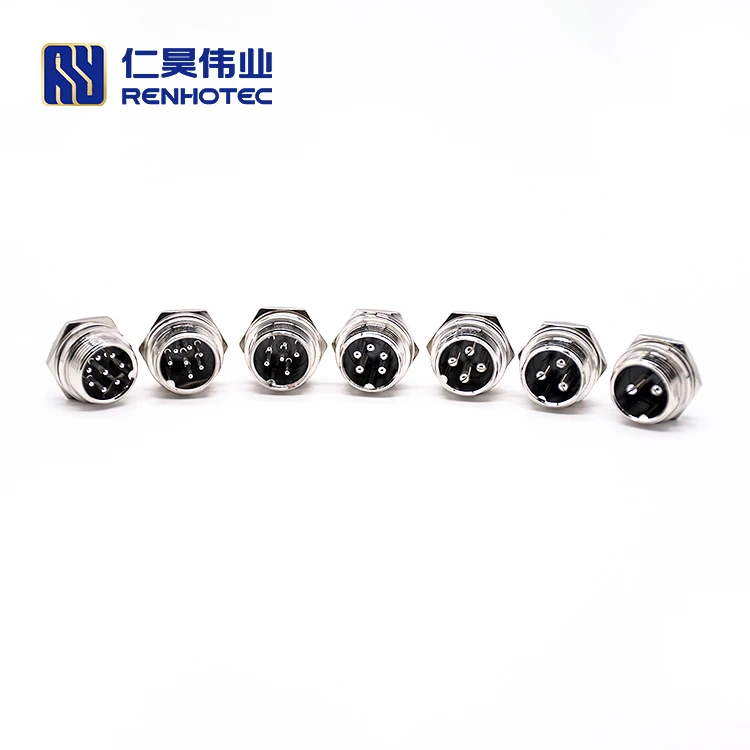 GX16 Aviation Plug Connector Colour Head Power Cable